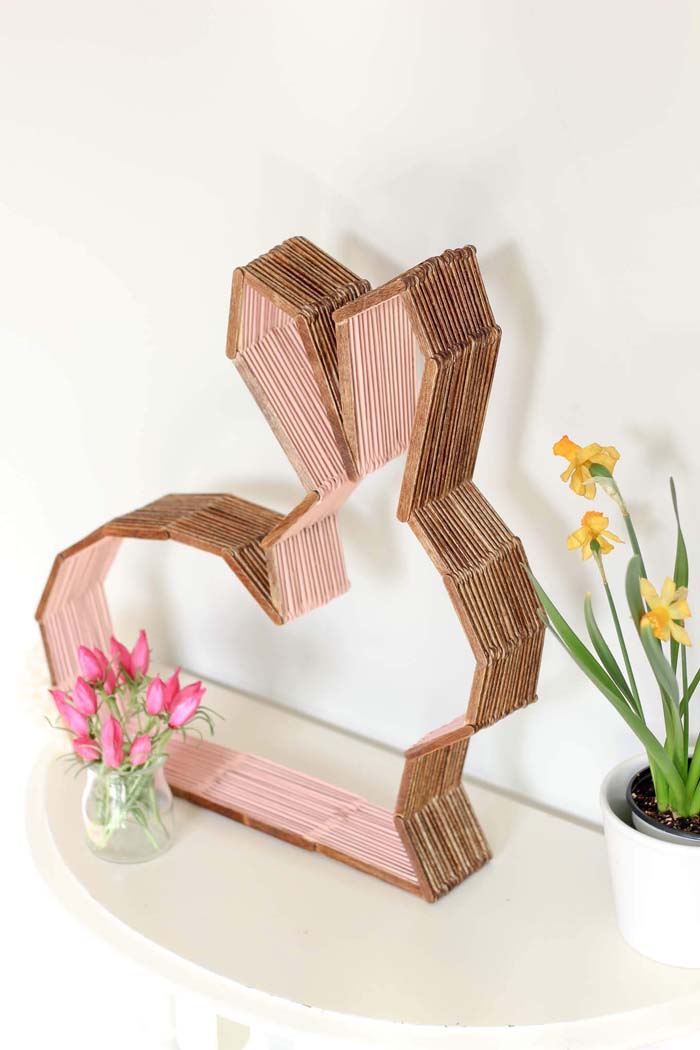 DIY Nursery Decor Easter Bunny #easter #diy #dollarstore #crafts #decorhomeideas