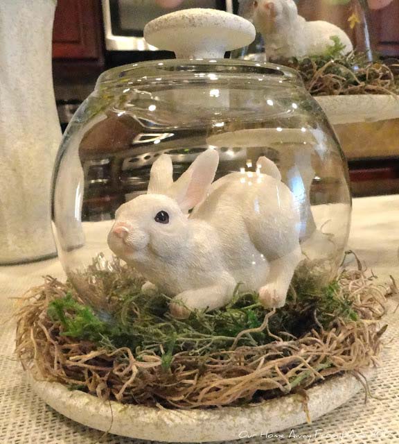 Dollar Tree Spring Cloches #easter #diy #rustic #decor #decorhomeideas