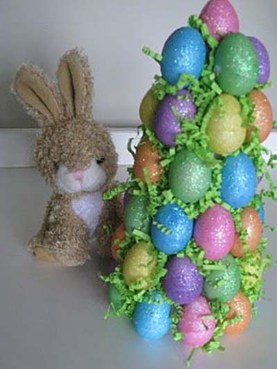 Easter Egg Tree #easter #diy #cheap #decor #decorhomeideas