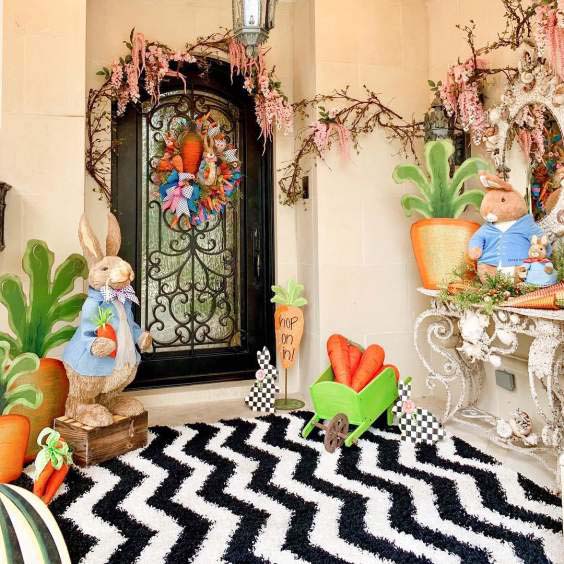 Easter Exteriors For Your Home #easter #diy #porch #decor #decorhomeideas