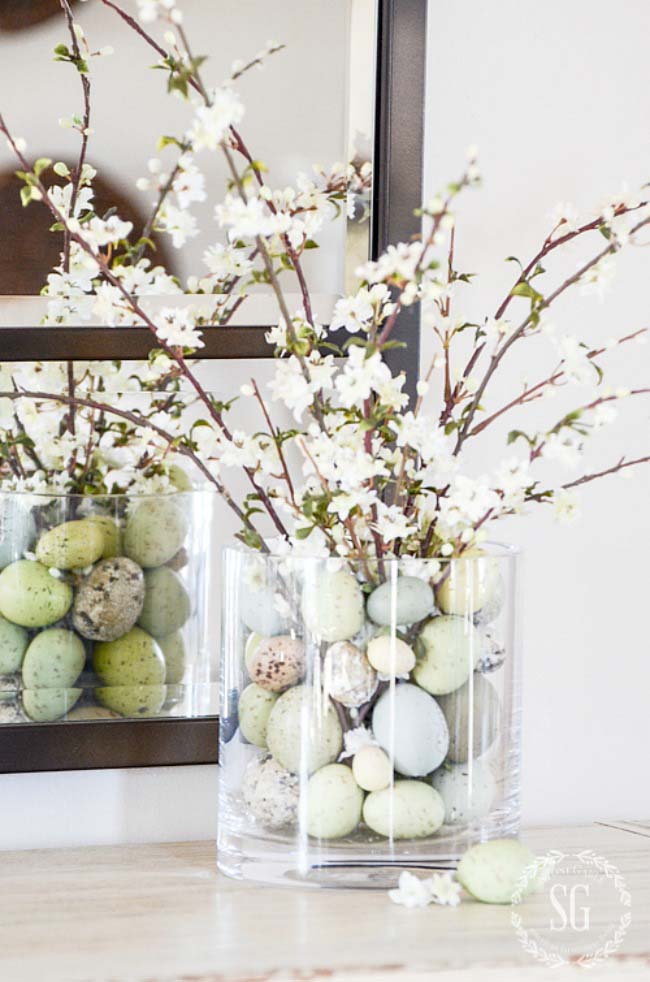 Easter in Bloom Tablescape #easter #diy #centerpiece #decorhomeideas