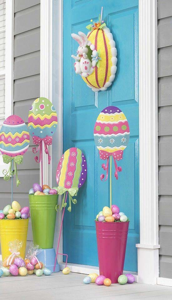 Easter Porch Decor Ideas #easter #diy #porch #decor #decorhomeideas