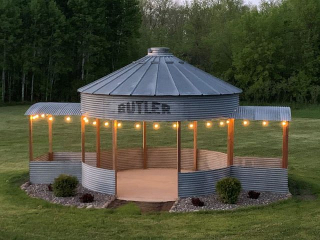 Grain Silo Turned Into Gazebo Small