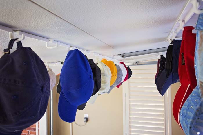 ParkNGo-Hat-RackSystem #hatrack #diy #organizer #decorhomeideas