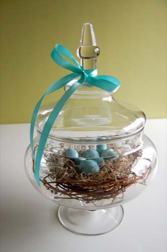 Robin Egg Nest Jar #easter #diy #cheap #decor #decorhomeideas