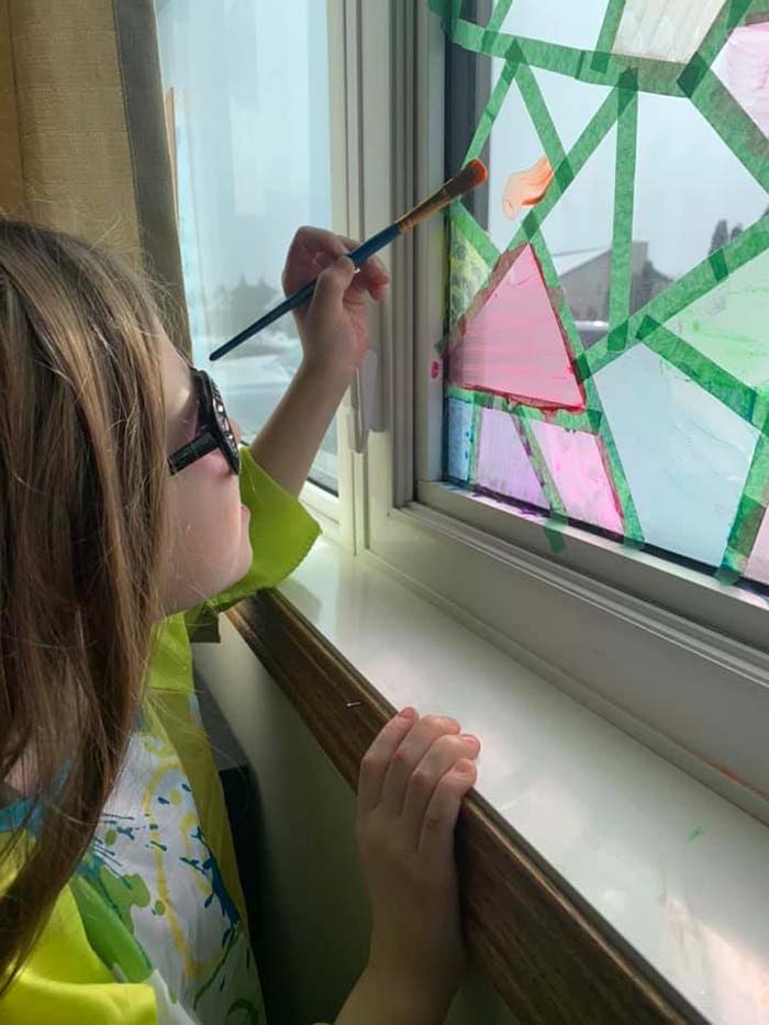 Stained Glass Window Painting