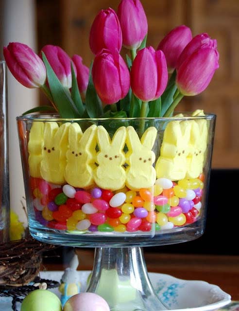 Sweet Easter Decoration #easter #diy #centerpiece #decorhomeideas