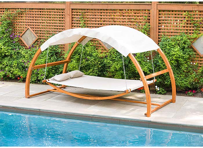 Swing Bed With Canopy 2