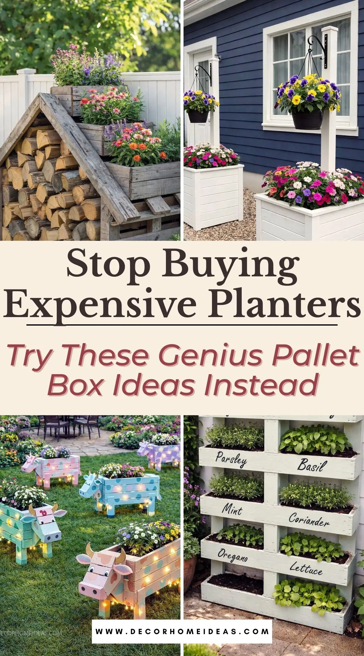Why spend money on store-bought planters when you can build stunning ones yourself? These DIY pallet and wood planter box ideas show how to craft unique garden containers using recycled wood, adding rustic charm and personality to your garden.