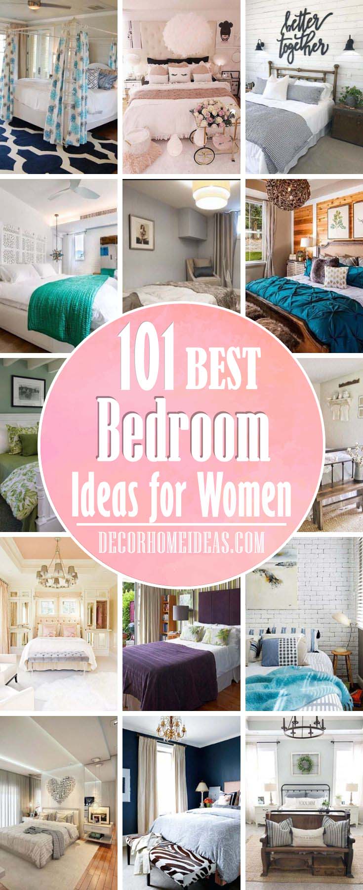 20 Best Bedroom Ideas For Women That Are Simply Adorable   Decor ...