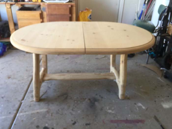 DIY Table Sunflower Stain Shading