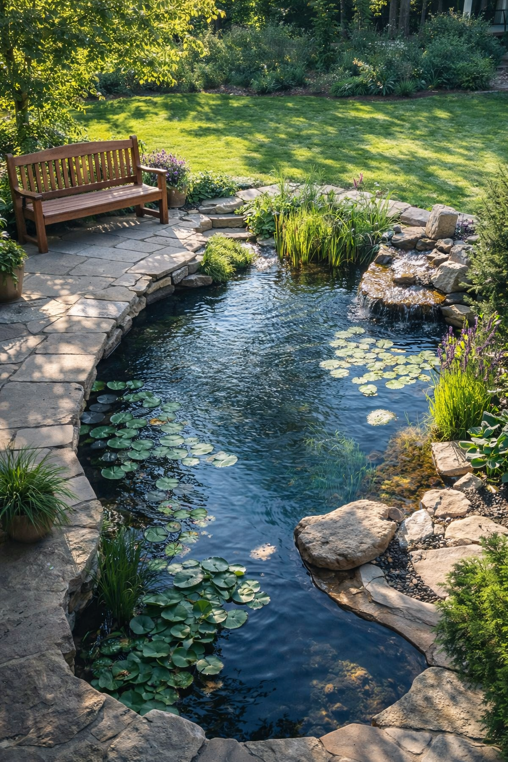 Backyard Pond Landscaping Ideas for a Serene Garden Escape