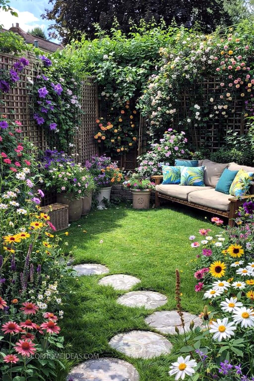 Colorful Cottage Garden