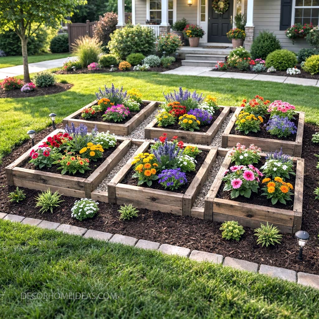 Raised Flower Bed Ideas for a Colorful Front Yard Garden