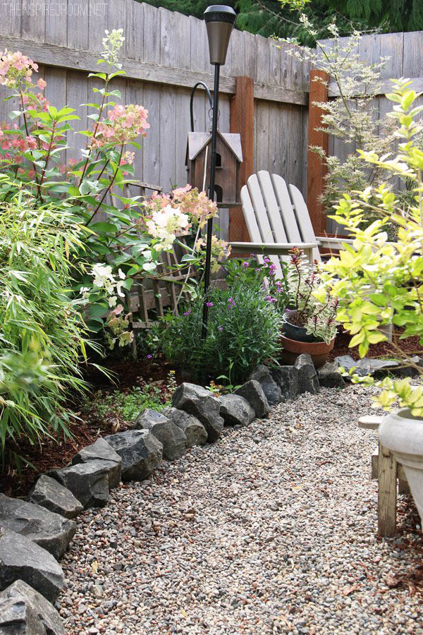 Big Rocks Garden Bed Edging