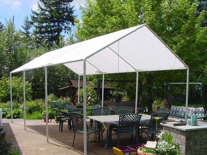 Brilliant DIY Tent Frame from PVC #diy #sunshade #patio #backyard #pergola #decorhomeideas