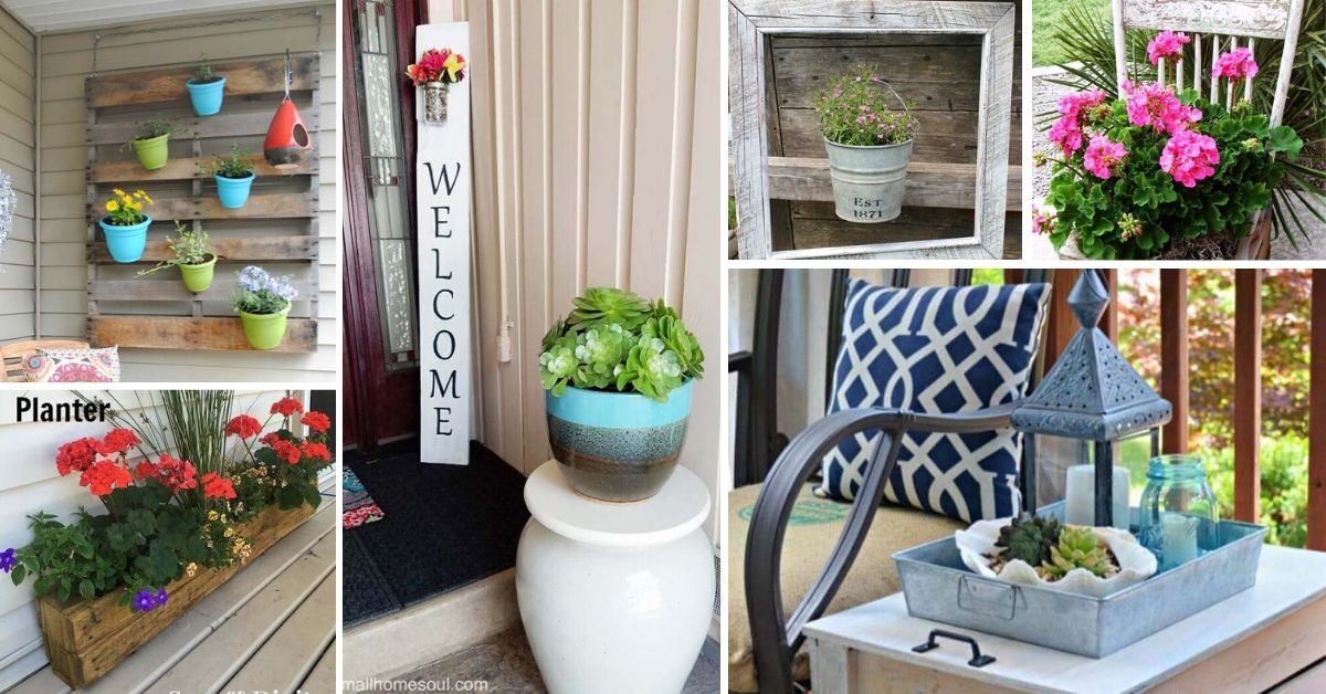 Colorful Porch And Patio DIY Projects