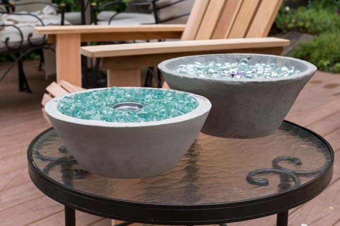 Create a Fire Bowl from Anything #diy #porch #patio #projects #colorful #decorhomeideas