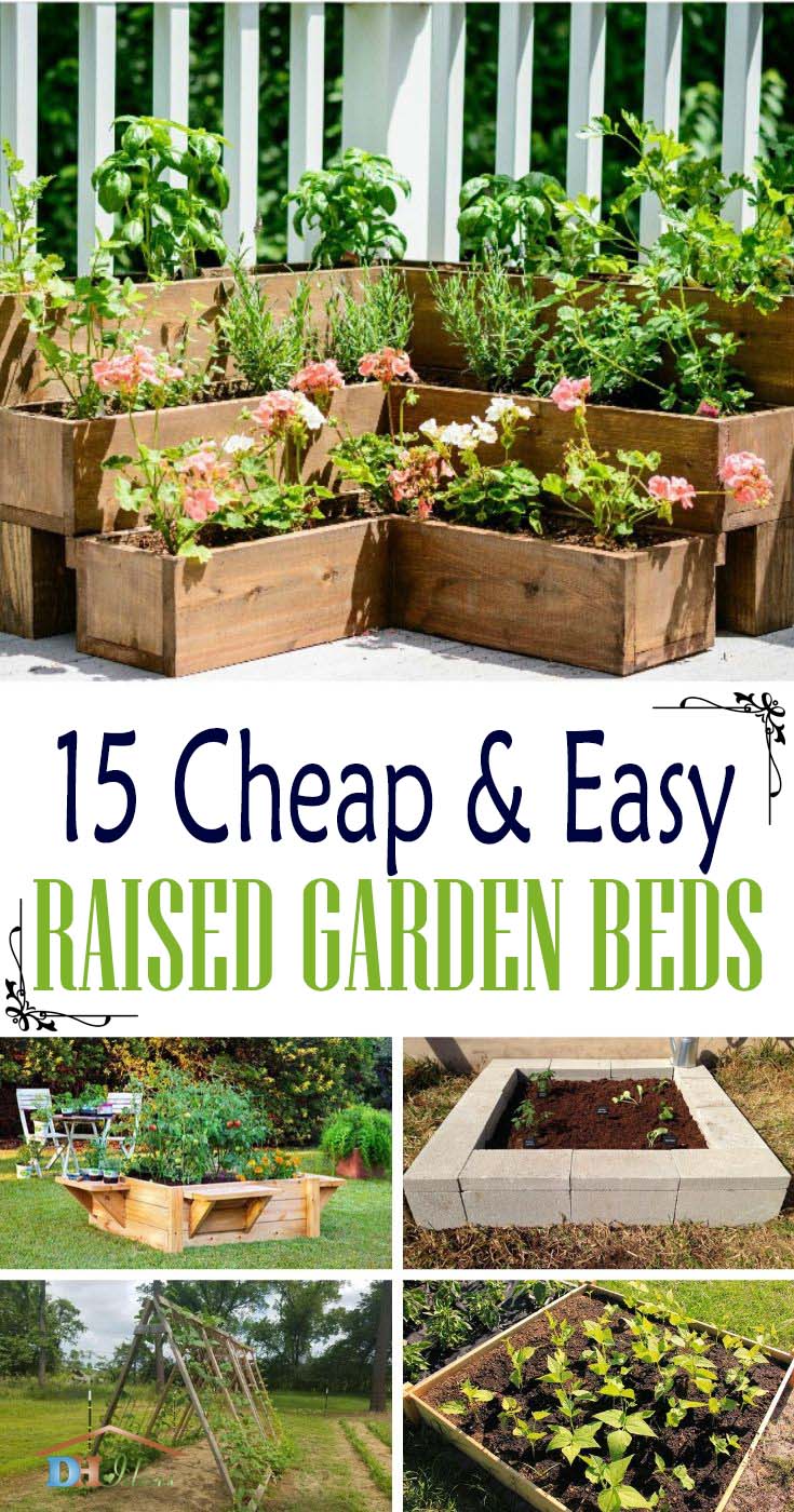 18 Cheap and Easy To Build Raised Garden Beds | Decor Home Ideas