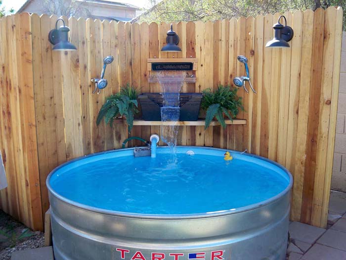 DIY Pacific Patio Pool #diy #project #backyard #garden #decorhomeideas