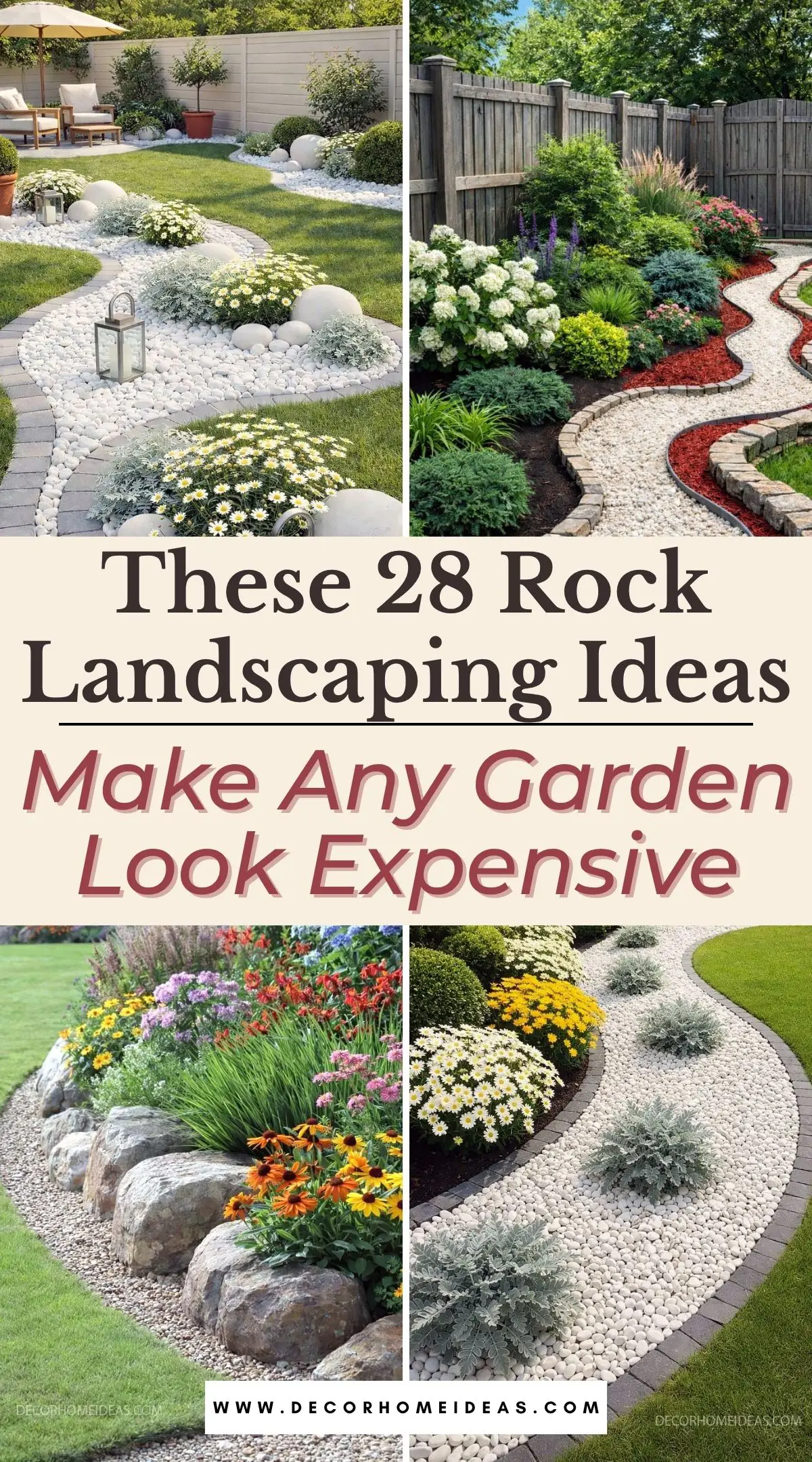Turn your backyard into a luxury outdoor retreat with stunning rock landscaping ideas. From stone walkways and rock flower beds to modern Zen garden designs, these inspiring ideas help create a high-end garden aesthetic using natural materials.