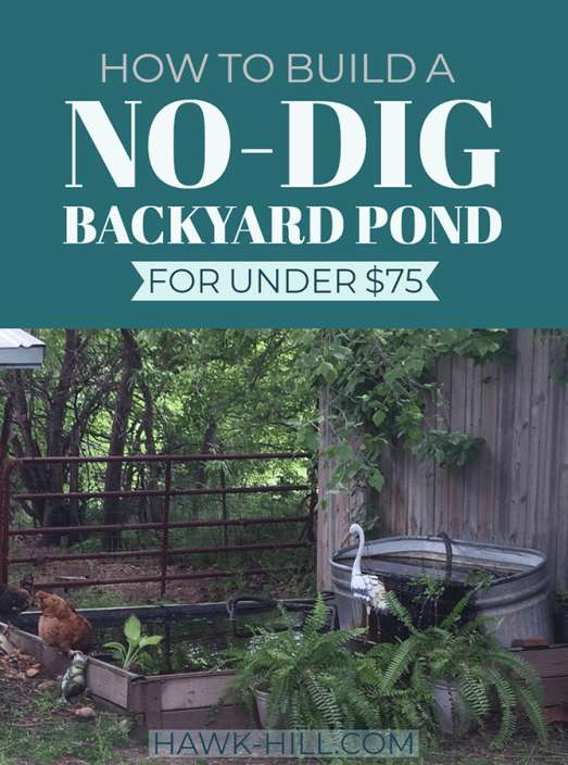 No Dig Garden Pond #pond #diy #garden #waterfeature #decorhomeideas