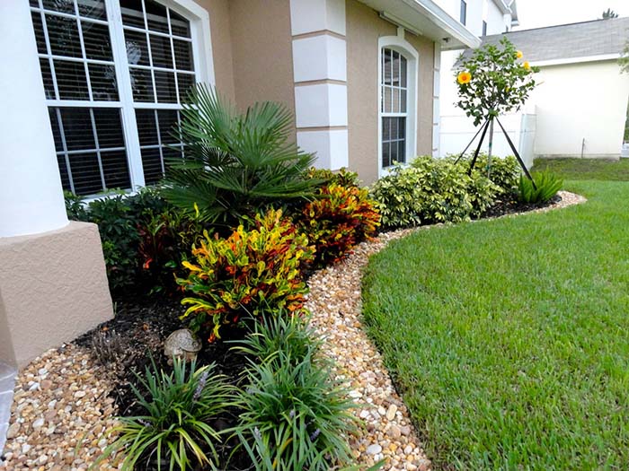 Landscaping Around House With Rocks