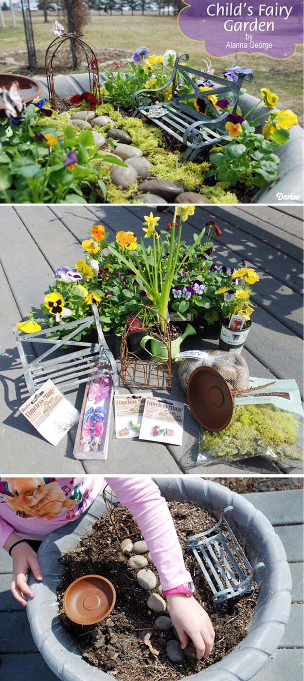 Midsummer Night Fairy Garden #diy #project #backyard #garden #decorhomeideas