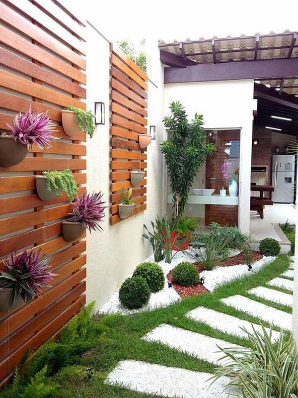 Modern Landscaping Idea Around House