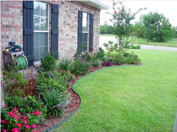 Simple Landscaping Around House