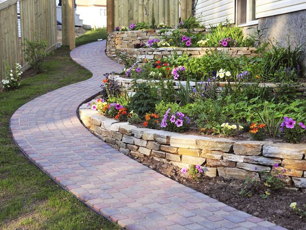 Steep Garden Bed Edging