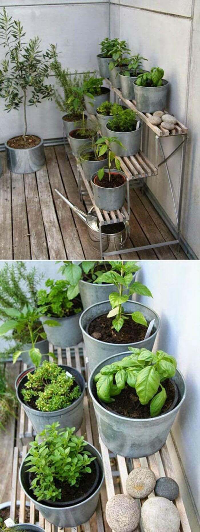 ‘Step-Up’ Herb Garden #diy #herbgarden #herbs #garden #ideas #decorhomeideas