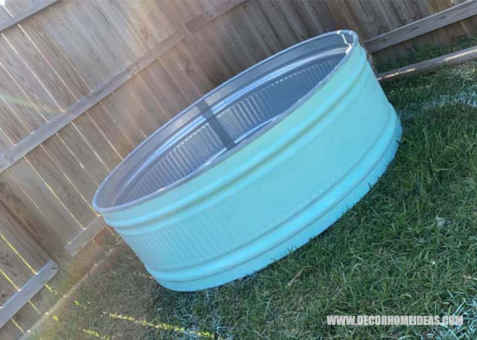 Turquoise Stock Tank Pool 4