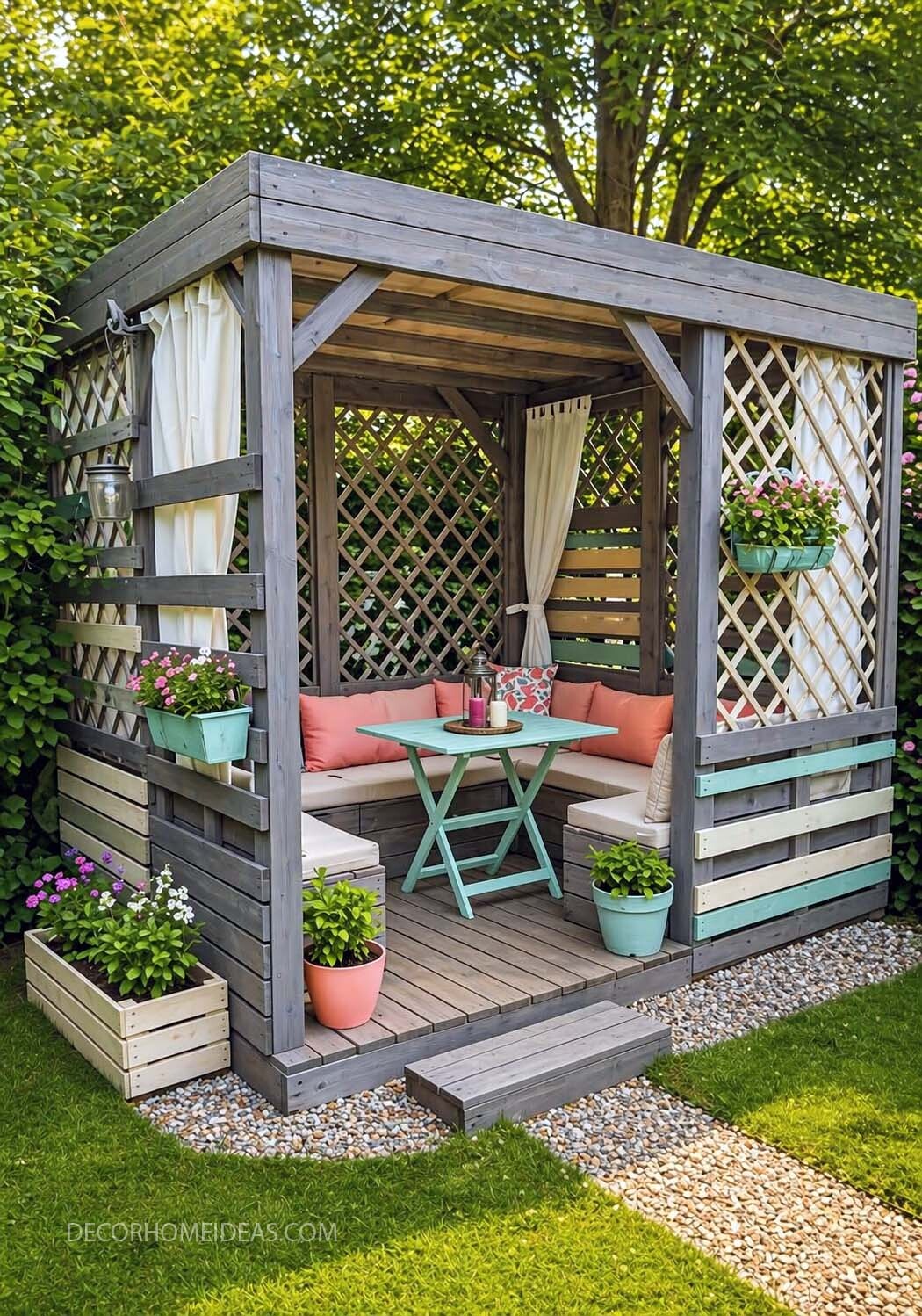 DIY Pallet Gazebo