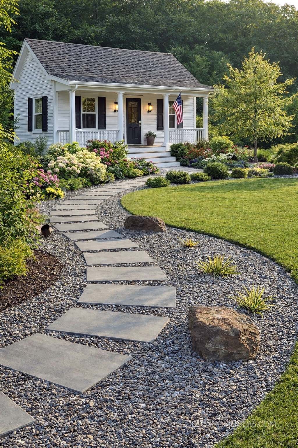 Garden Path Ideas for a Charming Cottage Style Front Yard