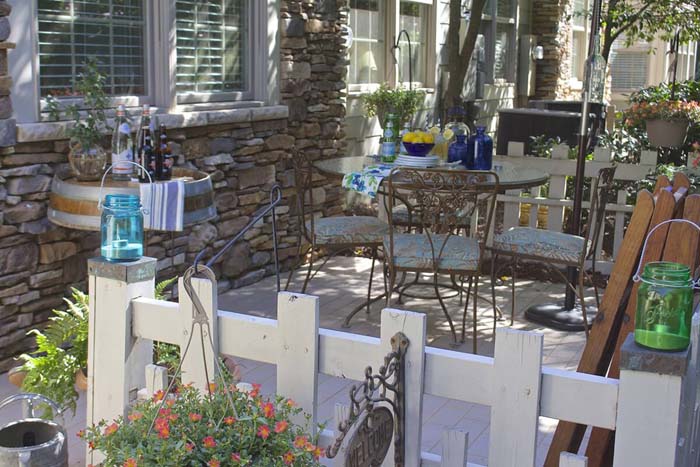 Beautiful Patio With Playful Features #diy #backyard #projects #decorhomeideas