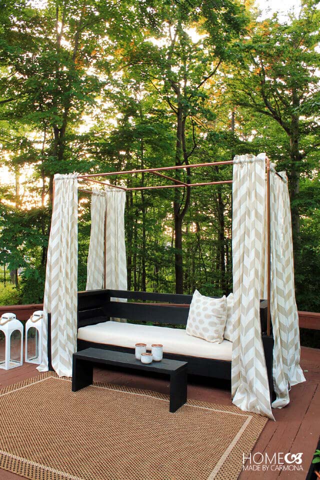 Cabana in the Backyard #diy #furniture #patio #decorhomeideas