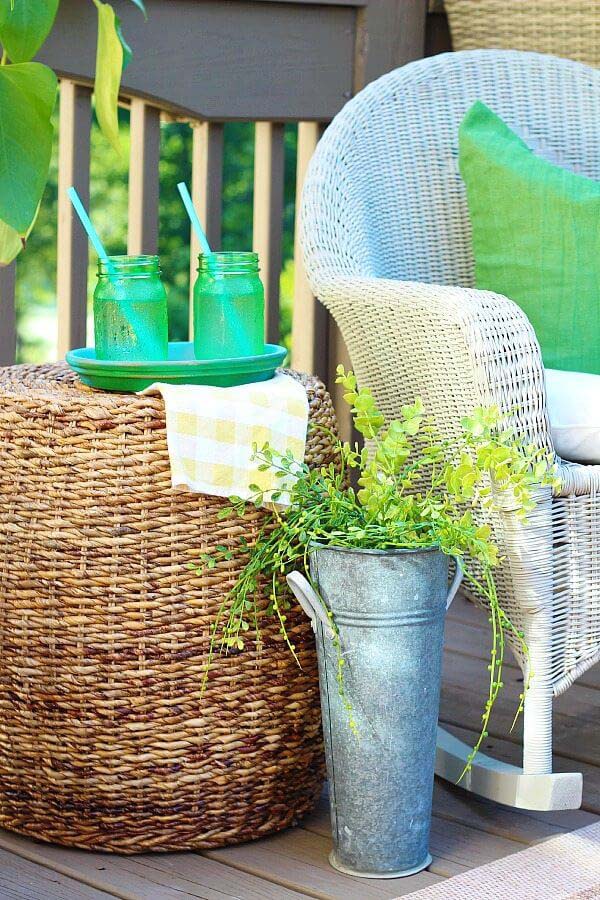 Cool Mason Jar Drinking Glasses #porch #summer #decor #decorhomeideas