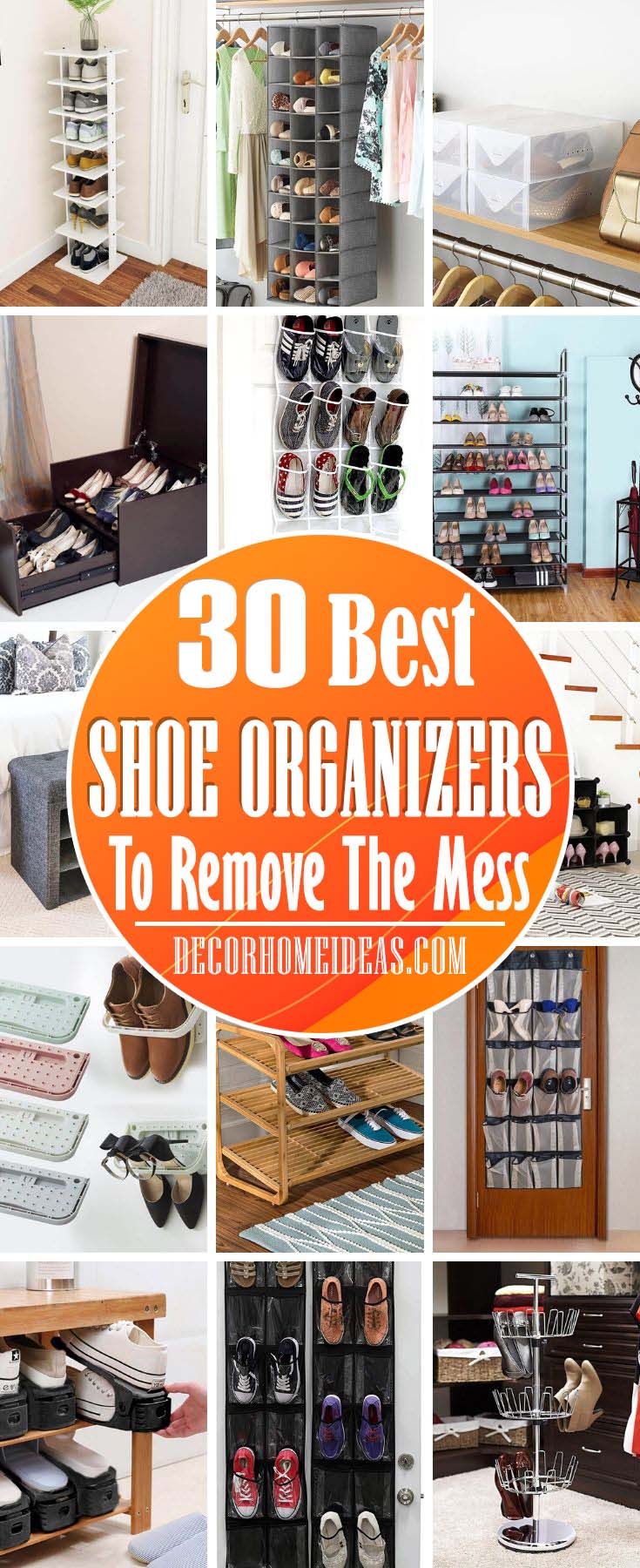 Creative Shoe Organizers. How to organize your shoes in the most convenient way.