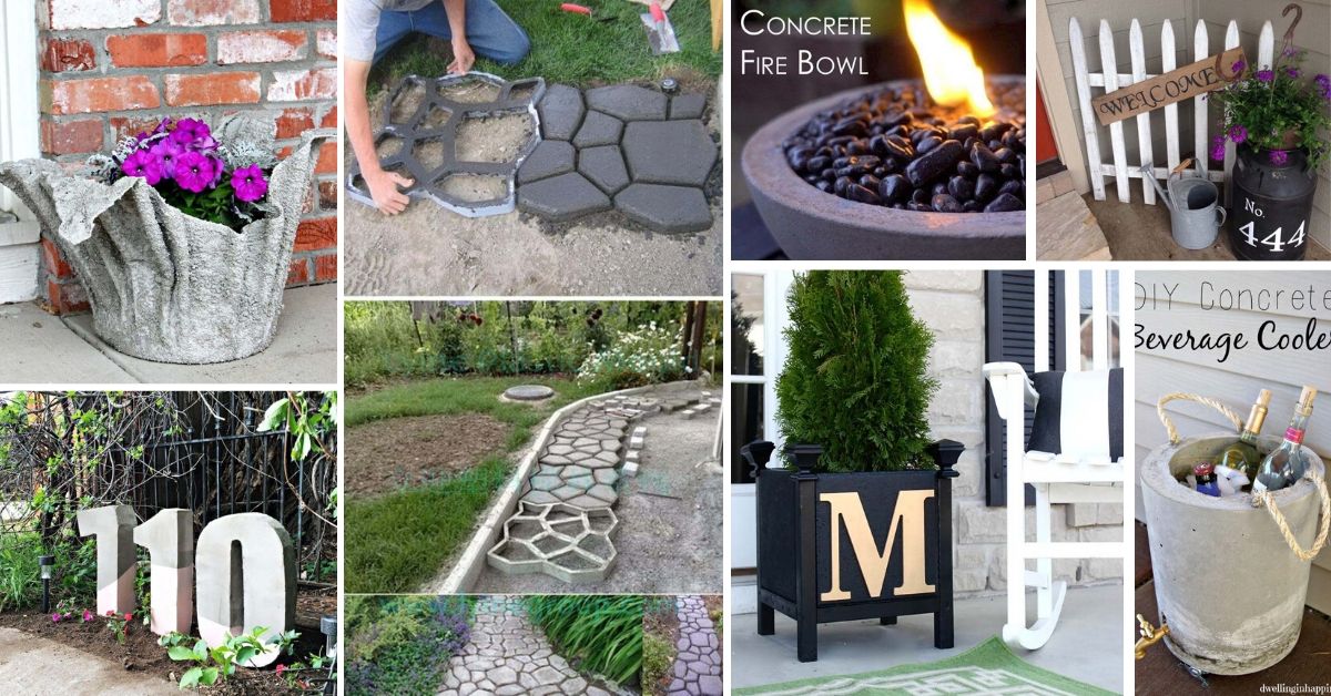 DIY Concrete Backyard Projects