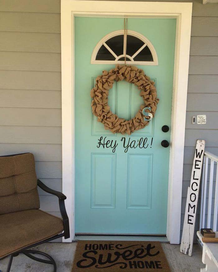 DIY Front Porch Sign #diy #porch #sign #decorhomeideas