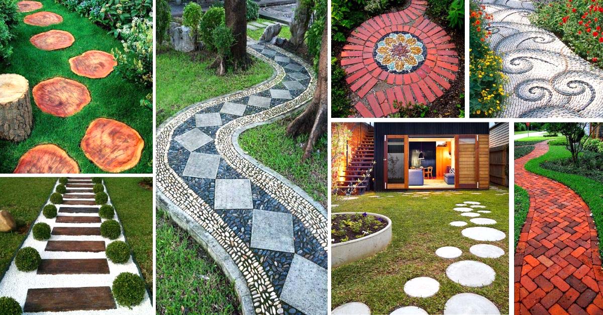 DIY Garden Path Walkway Ideas