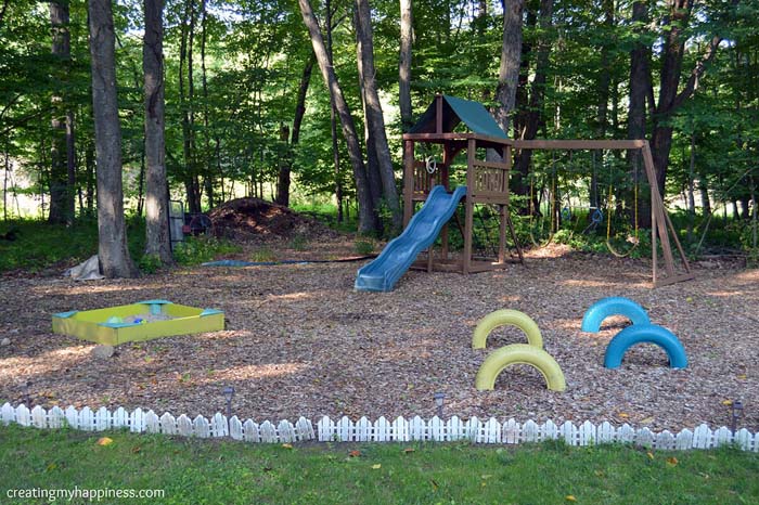 DIY Playground In Your Backyard #diy #backyard #playarea #kids #decorhomeideas