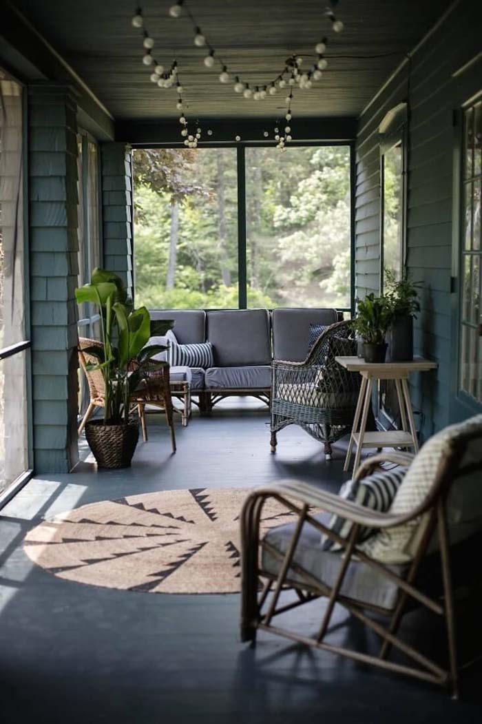 Fun Textures for Indoor/Outdoor Areas #diy #porch #makeover #decorhomeideas