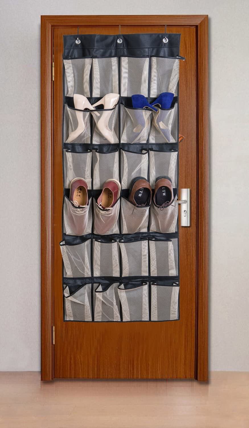 Hanging Door Organizer With 24 Pockets #shoeorganizer #storage #shoe #organizer #decorhomeideas