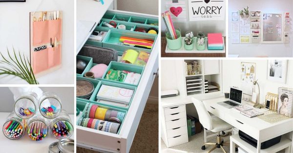 15 Ingenious Home Office Organization Ideas To Design The Perfect Workspace Decor Office Organization Ideas To Design, Reception Desk Organization Ideas