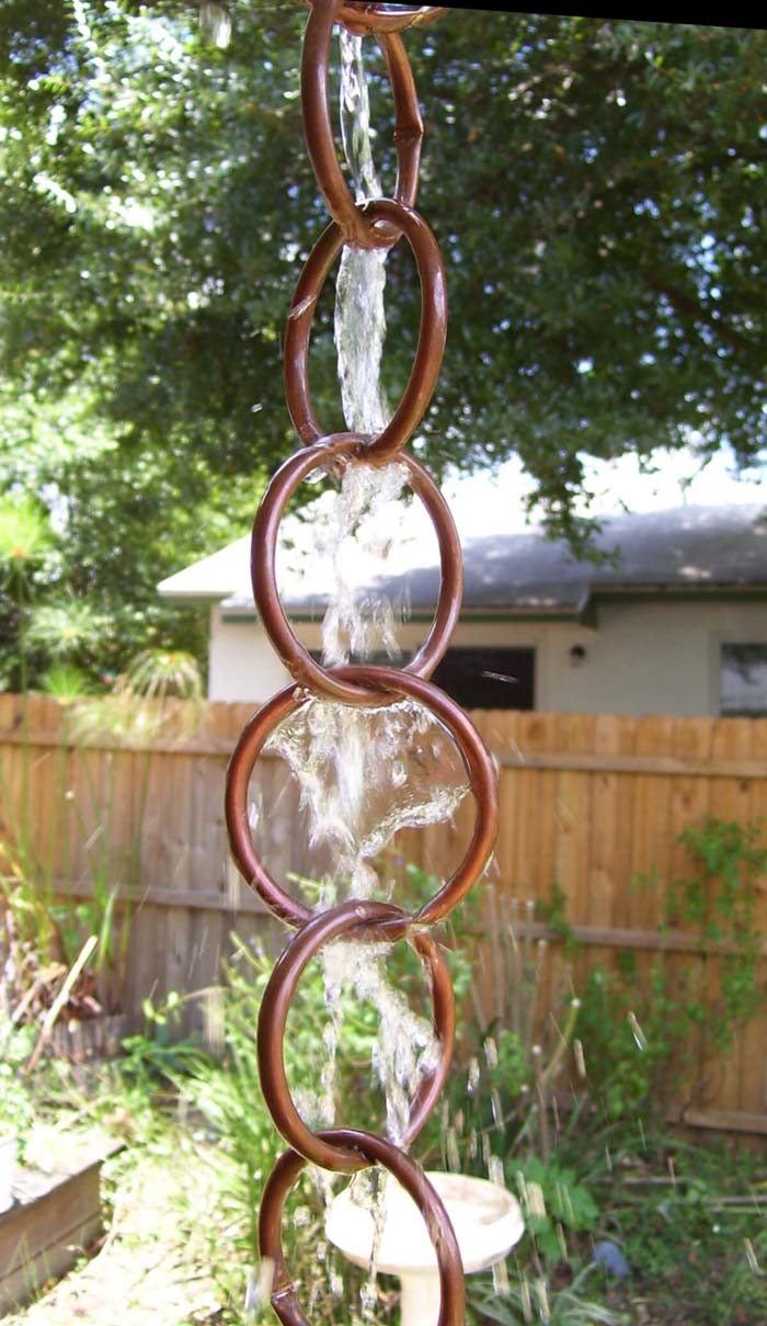 Loop de Loo Waterfall Chain #diy #waterfeature #backyard #garden #decorhomeideas