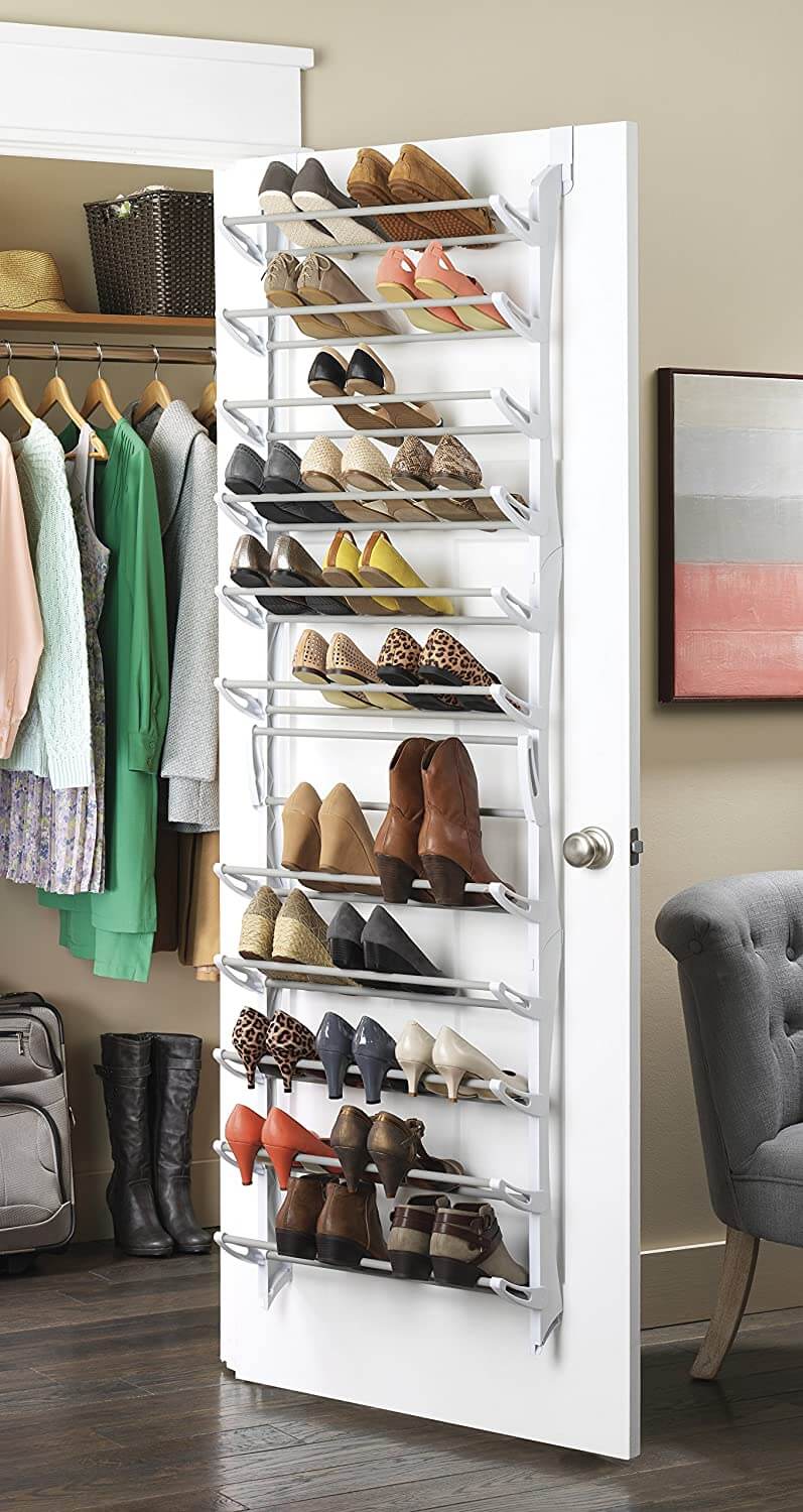 Over-the-Door Hanging Shoe Organizer #shoeorganizer #storage #shoe #organizer #decorhomeideas