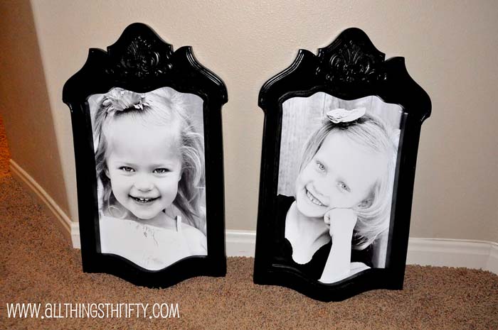 Picture Frames from Repurposed Wood #chair #diy #repurposed #decorhomeideas