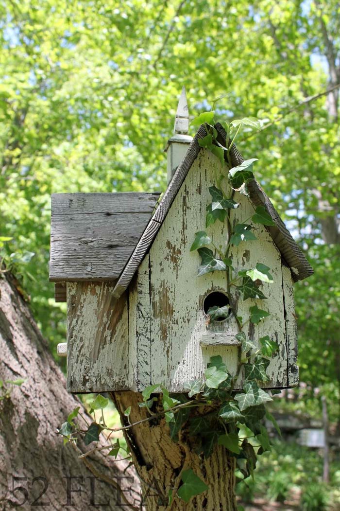 Simple Stacked Bird’s Nest Idea #diy #garden #decor #countryside #decorhomeideas